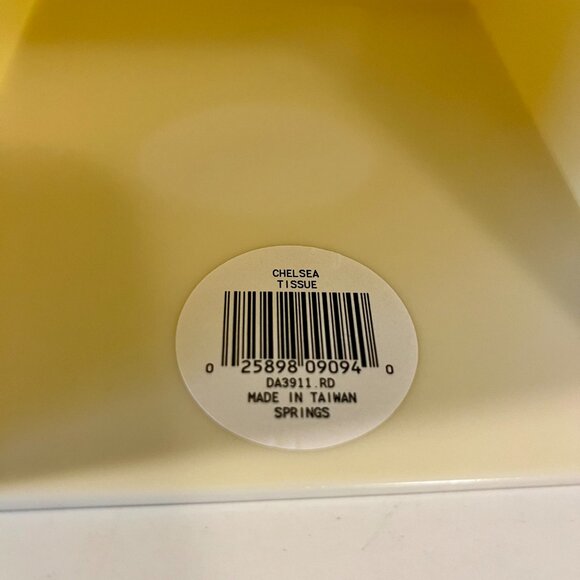 Vintage Melamine/Acrylic Chelsea Springs Square Tissue Box Holder - Picture 5 of 5